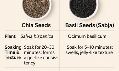Chia Seeds vs Basil Seeds (Sabja): What’s the Difference and Which One Should You Choose?